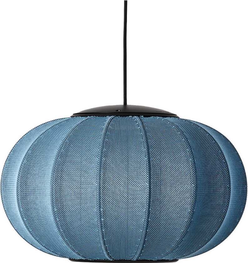 Knit-Wit 45 Oval LED Pendel Blue Stone