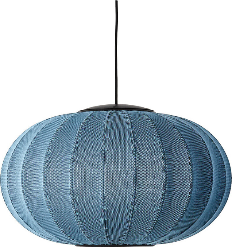 Knit-Wit 57 Oval LED Pendel Blue Stone
