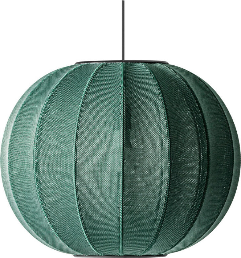 Knit-Wit 45 Round LED Pendel Tweed Green