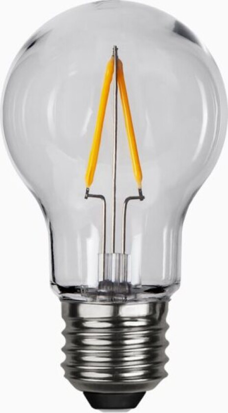 LED-pære E27 A60 1W 2200K 80lm PC Cover Filament