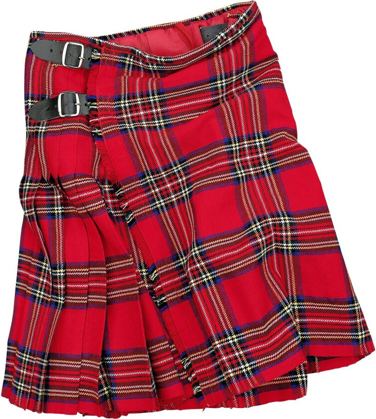 Middellangt skjørt - Kilt - M til XXL - Herrer - rød