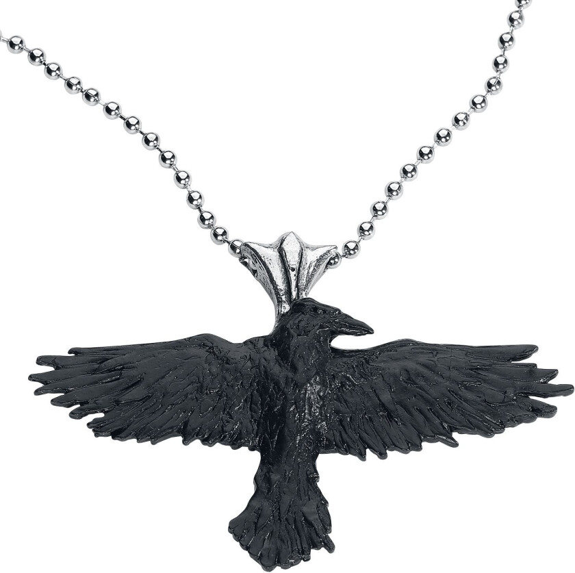 Goth Halskjede - Black Raven - Unisex - svart