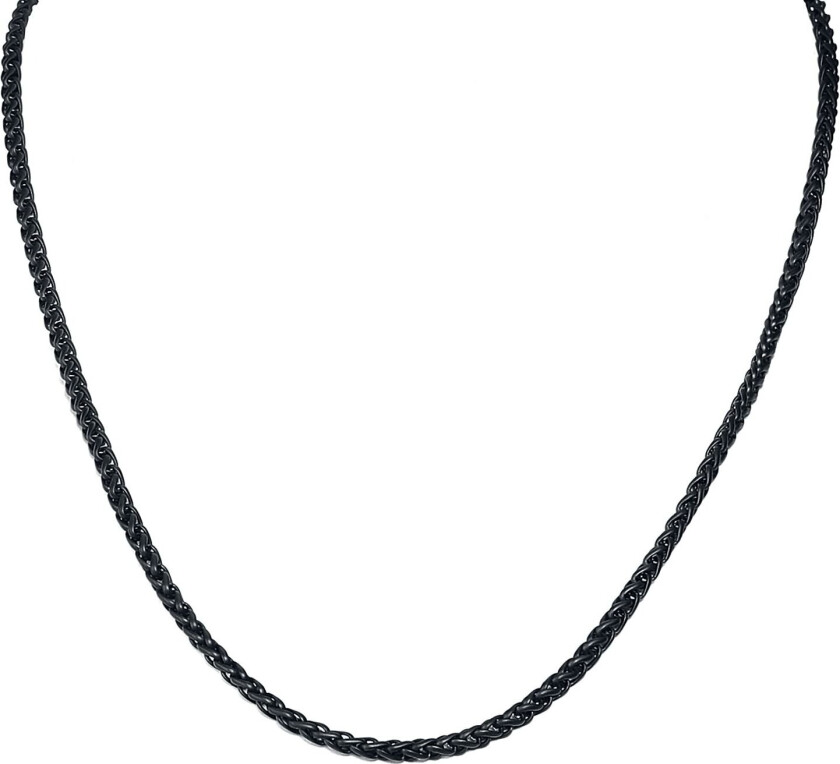 Halskjede - Rock Lenke - Unisex - svart