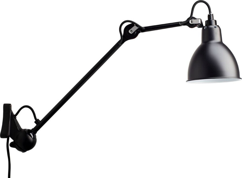 - 222 Vegglampe Svart/Svart Lampe Gras