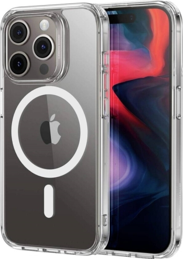 Esr Classic Hybrid Halolock Case Mobiltelefon Backcover Apple Iphone 15 Pro Max Transparent Magsafe-Kompatibel