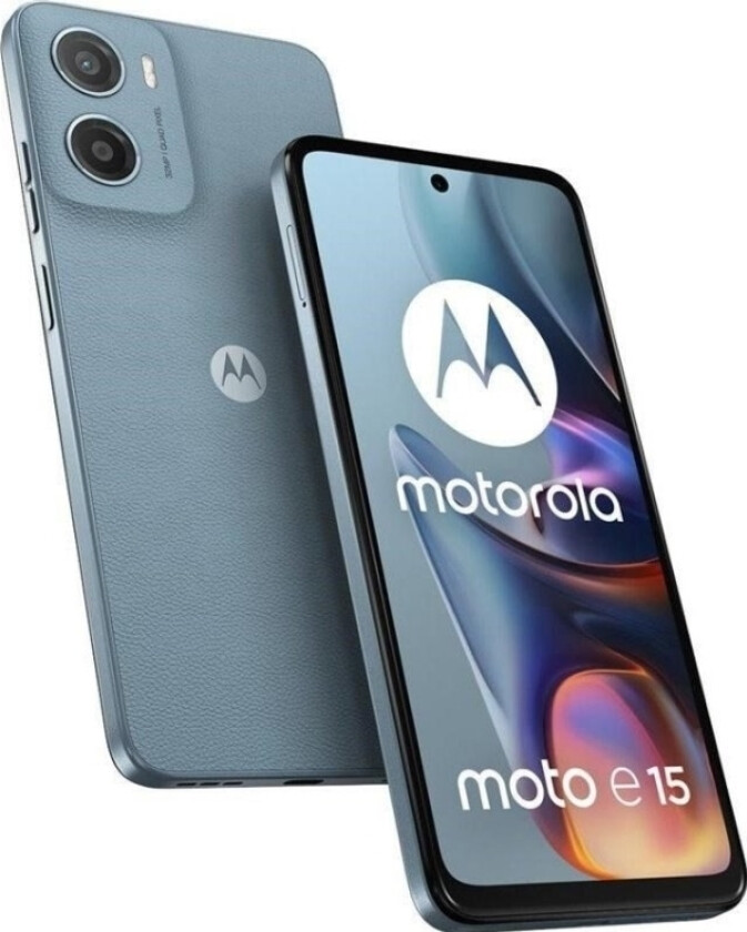 Moto E15 6,67 Dual Sim Android 14 Edition Go 4G Usb Type-C 2 Gb 64 Gb 5200 Mah Misty Blue (Pb6s0005pl)
