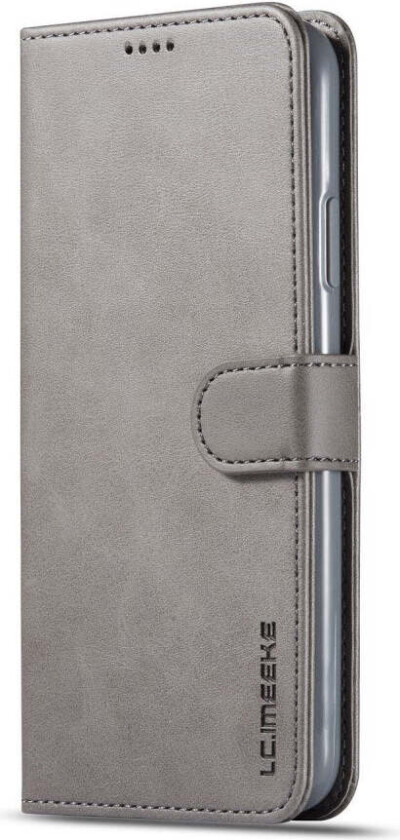 iPhone 11 Pro Max Kunstskinn Flip Deksel m. Kortholder & Ståfunksjon - Grå