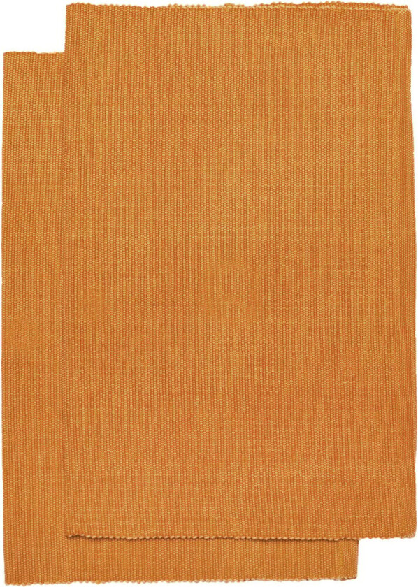 Bistro bordbrikke 36x47 cm 2-pk Orange
