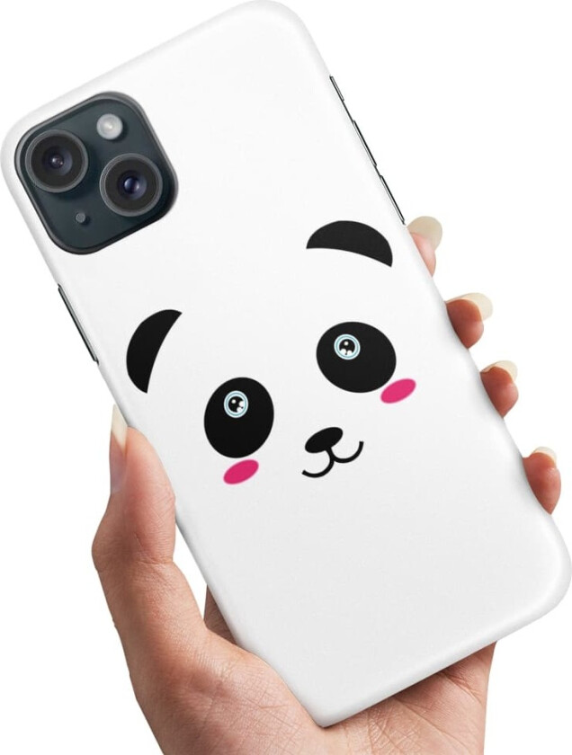 iPhone 15 Plus - Deksel/Mobildeksel Panda