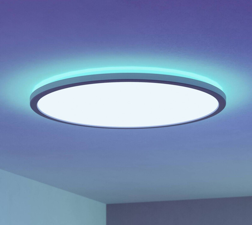 LED-taklampe Rovito-Z, hvit, Ø 50 cm