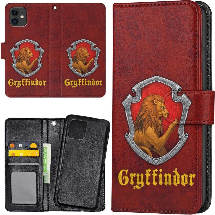iPhone 12/12 Pro - Lommebok Deksel Harry Potter Gryffindor