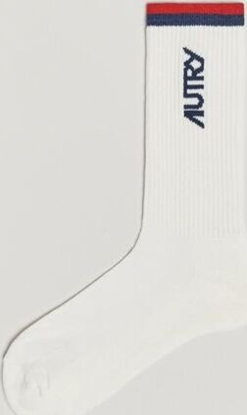 Autry Logo Socks Cream