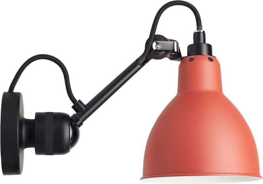- 304 Vegglampe Rød Lampe Gras