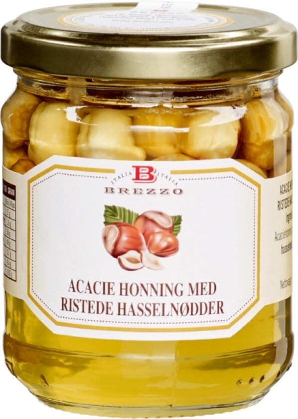 Acacie Honning Med Hasselnødder 240g
