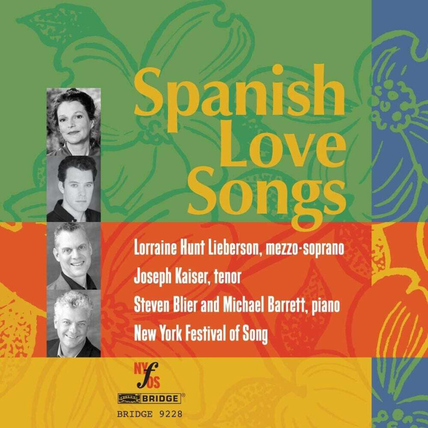 Joseph Kaiser, Lorraine Hunt Lieberson, Michael Barrett, Steven Blier, Enriqué Granados, Federico Moreno Torroba, Pablo Luna, Sebastián Yradier, Xavier Montsalvatge Spanish Love Songs CD