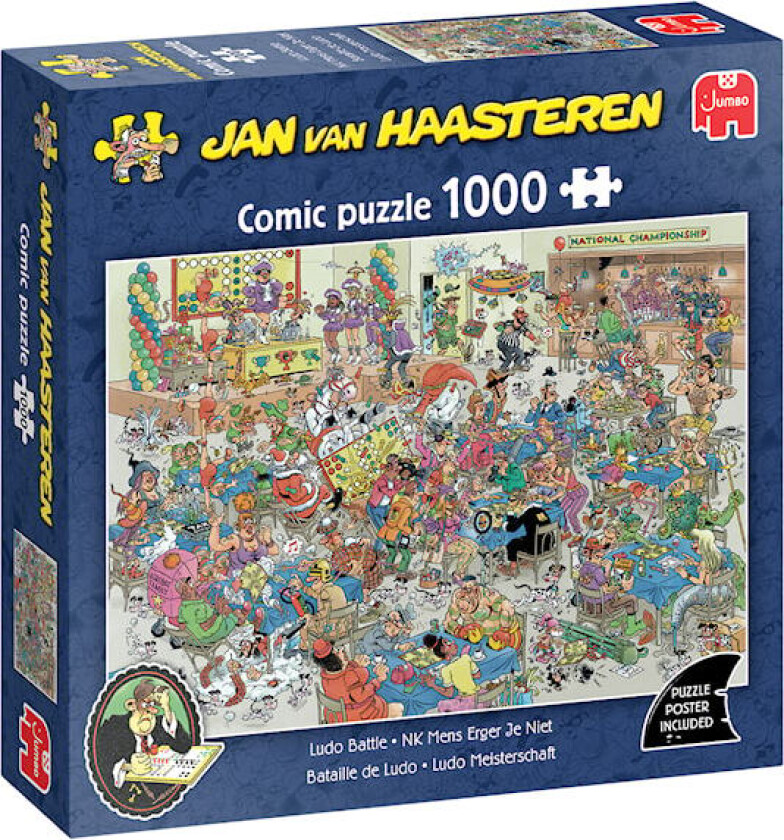 Jan Van Haasteren Puzzle Championship Puslespill 1000 brikker