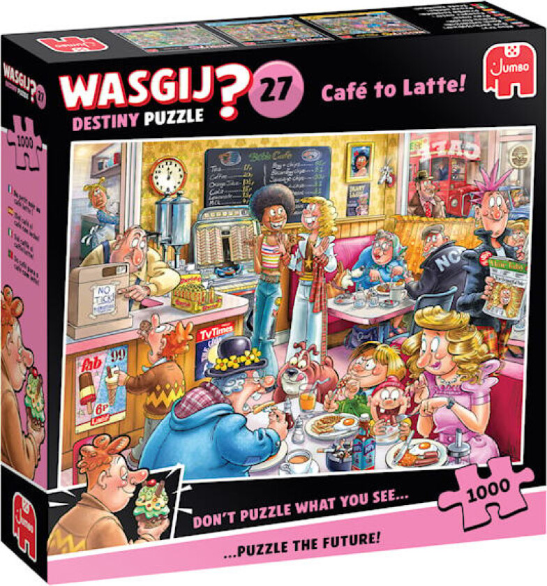 Wasgij Destiny 27 Café to Latte! Puslespill 1000 brikker