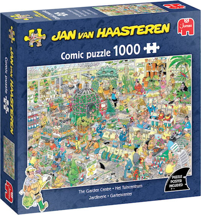 Jan van Haasteren Garden Centre Puslespill 1000 brikker