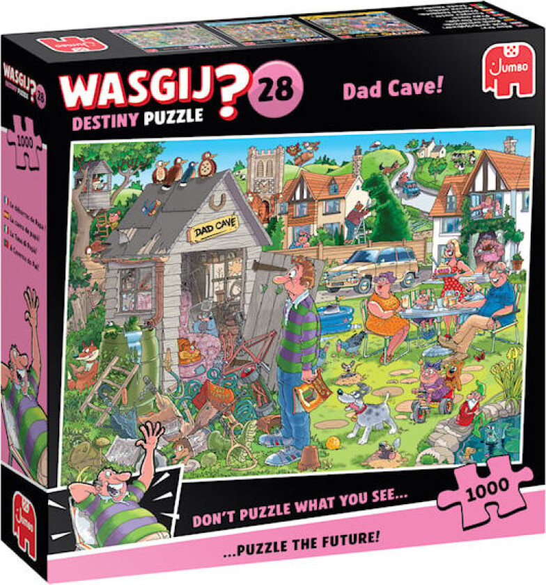 Wasgij Destiny Puzzle 28: Dad Cave! 1000 brikker