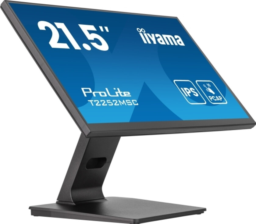 22W Lcd 21.5" (54.5 Cm) Pcap 10-Punkt Multi-Touch-Monitor Mit Edge-To-Edge-Glas-Design, Ips-Panel-Technologie Und Anti-Glare-Beschichtung(T225