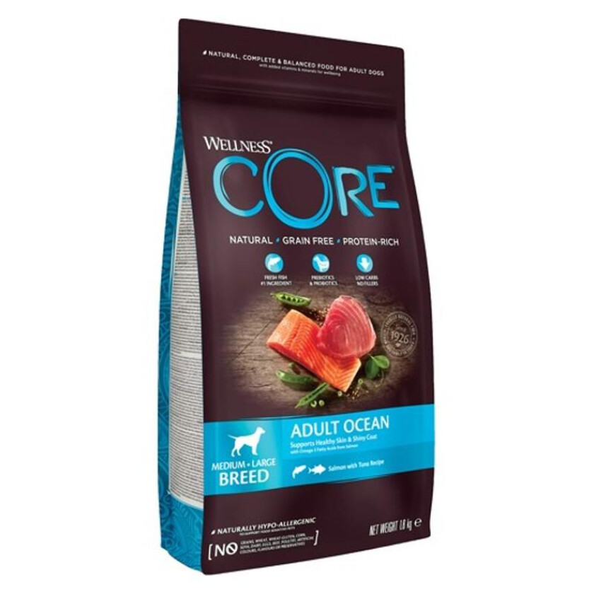 Adult Medium & Large Breed Ocean Tørrfôr til hund 10 kg