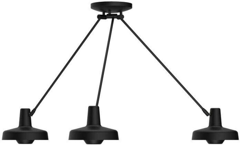 - Arigato Palace Triple Taklampe Black