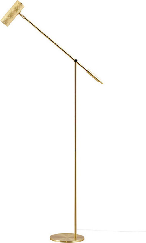 - Hubble Read Gulvlampe Brushed Brass