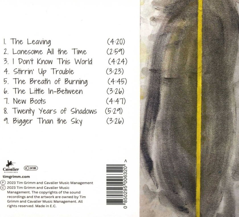 Tim Grimm Little Inbetween CD