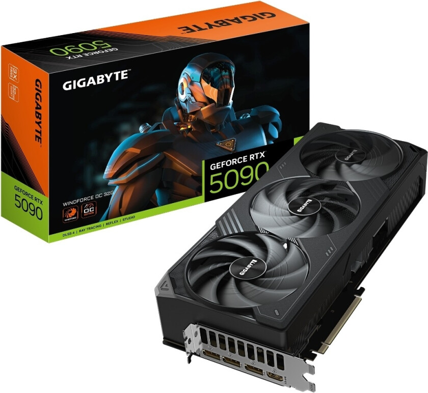 GIGABYTE GeForce RTX 5090 WINDFORCE OC 32 GB grafikkort