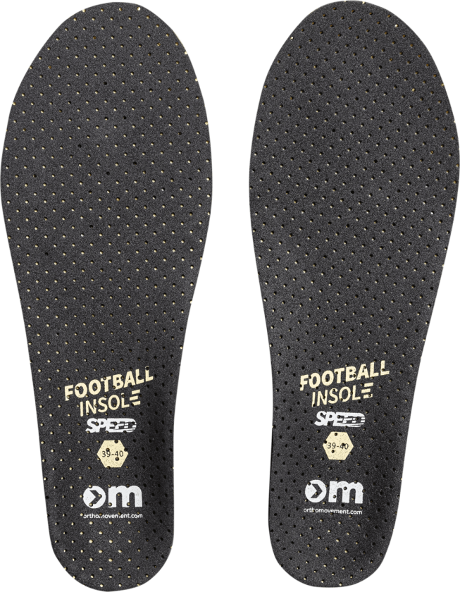 Football Insole Speed, innlegssåle BLACK