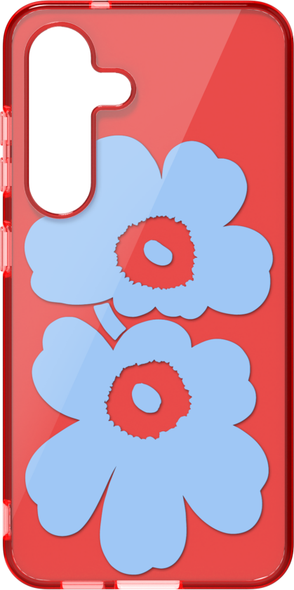 Almus Galaxy S25 Unikko Hybrid Case, Red