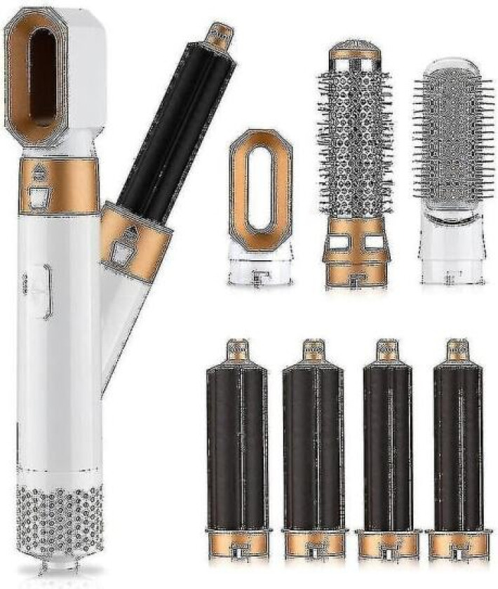 Bilde av Airwrap Styler 7 i 1 Hår Elektrisk Hår Styler Hårtorkar Krølltang St