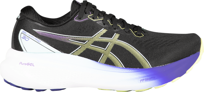 Gel-Kayano 30, løpesko, dame Black/glow Yellow