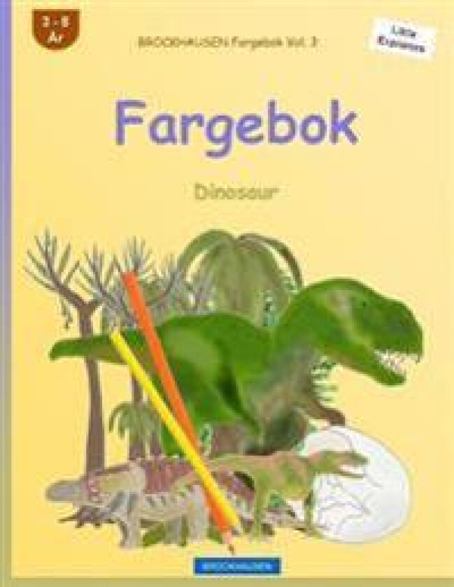 BROCKHAUSEN Fargebok Vol. 3 - Fargebok: Dinosaur