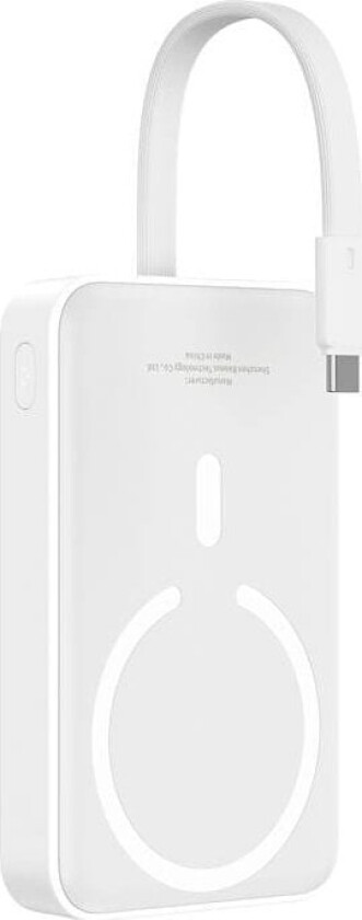 Mini 10000Mah 30W Magnetic Powerbank (White) Bayern Edition