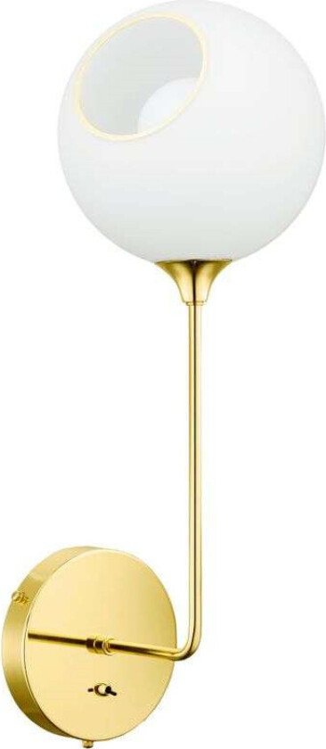 - Ballroom The Wall Vegglampe 57 cm White Snow/Gold
