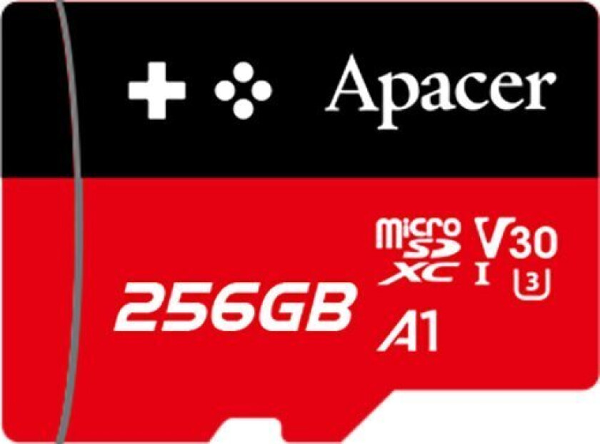 Apacer Gaming Card V30 A1, 256Gb, Micro Sdxc, Ap256gmcsx10u7-Ragc, Uhs-I U3 (Class 10), Z Adapterm