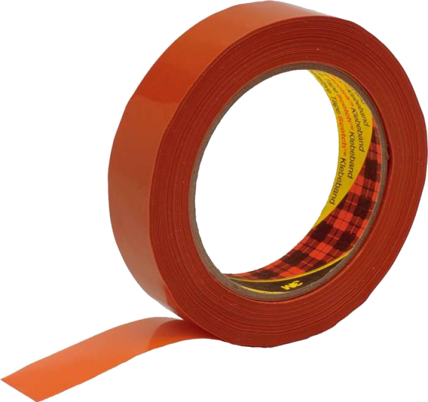 Strapping tape 3741 orange 19mmÃ66mtr