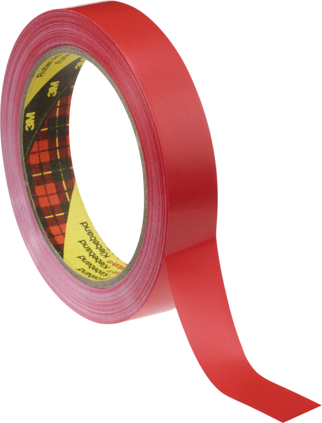 Emballagetape 6893 rød 9mmÃ66mtr