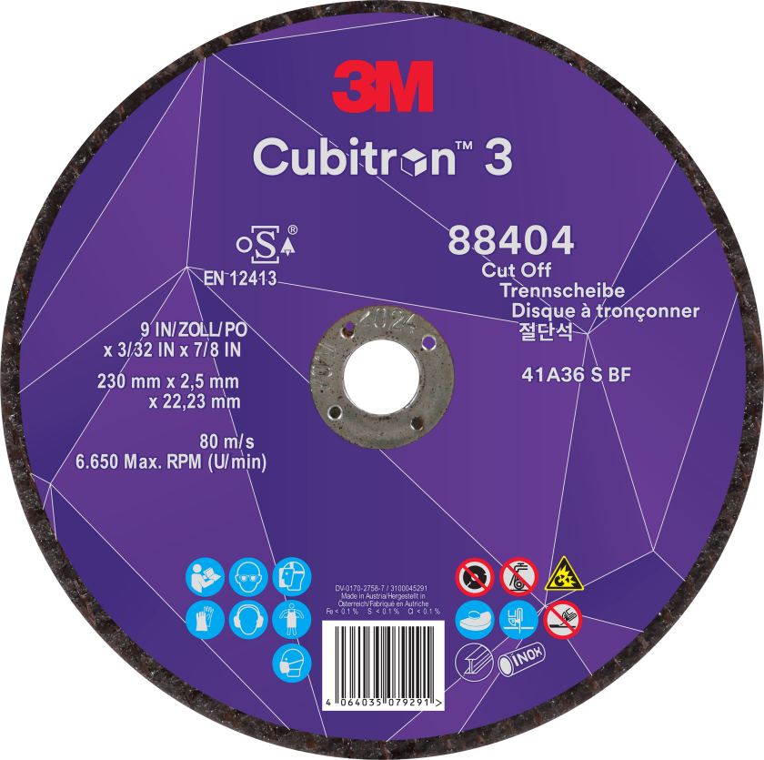 Cubitron 3 skæreskive T41 230Ã2,5mm