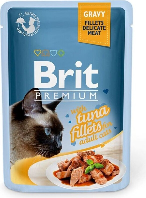 Brit Premium Pouches Fillets in Gravy with Tuna