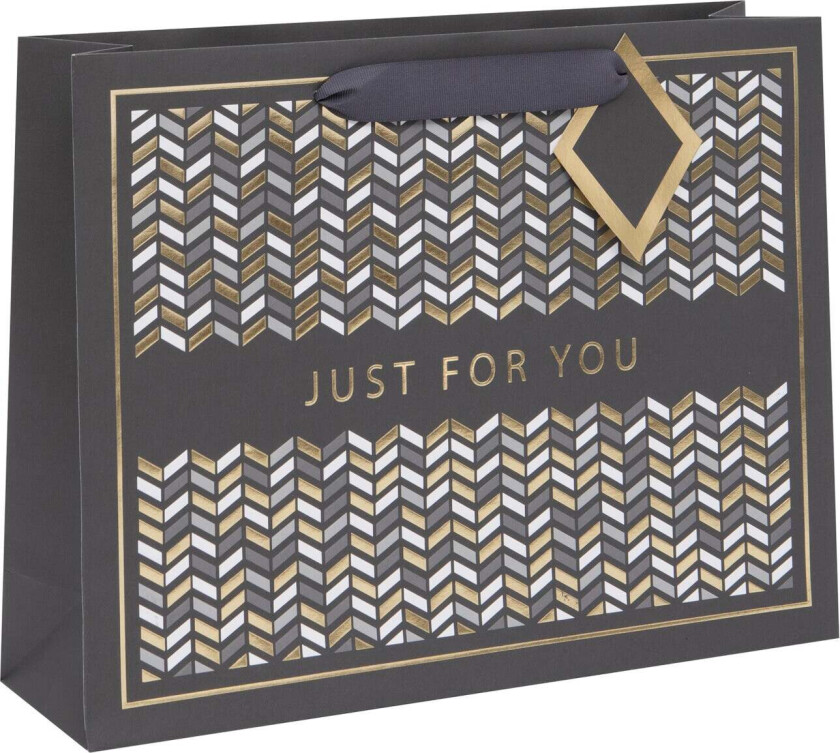 Bilde av Gavepose Landscape Large Geo Chevron