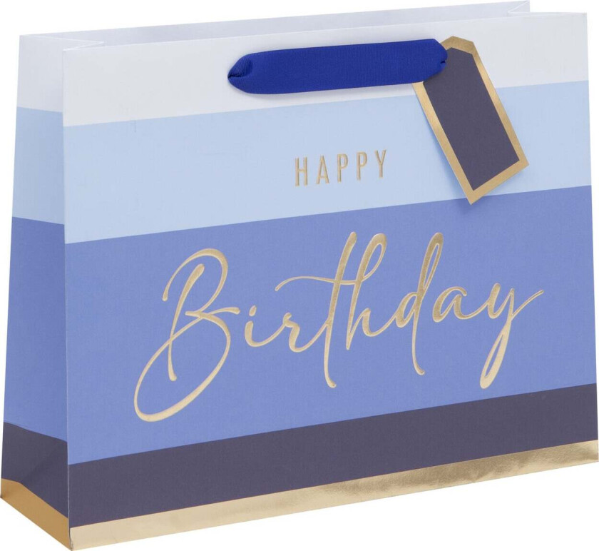 Gavepose Landscape Large H Bday Stripe