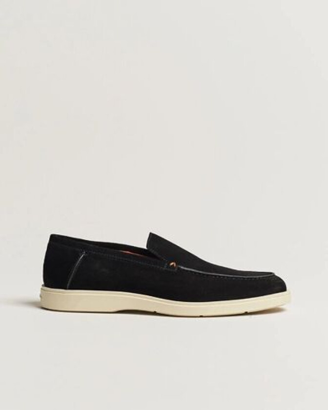 Summer Loafers Black Suede