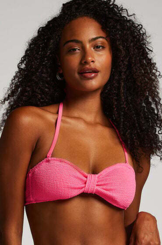 Bandeau Bikinitopp Crinkle Rosa