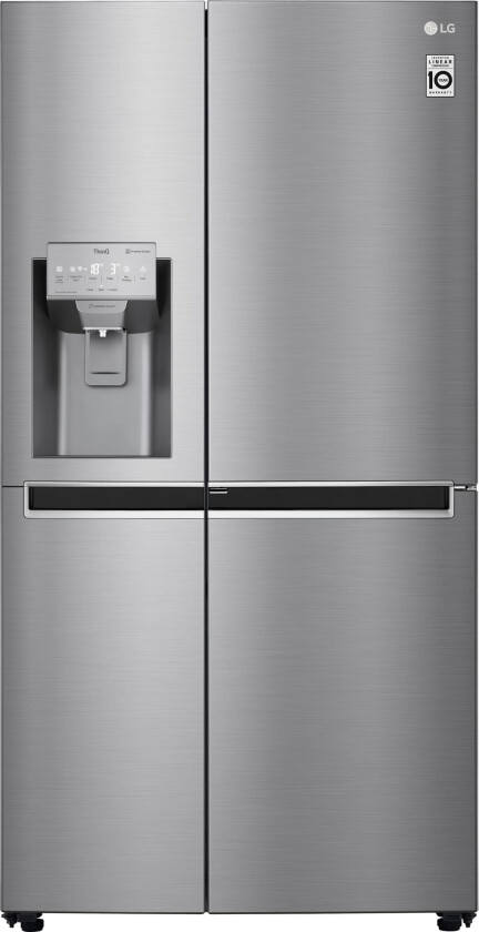 side by side kombiskap GSJ961PZCZ (sølv)