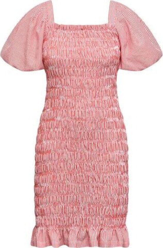 Rikko Stripe Dress - Red 38