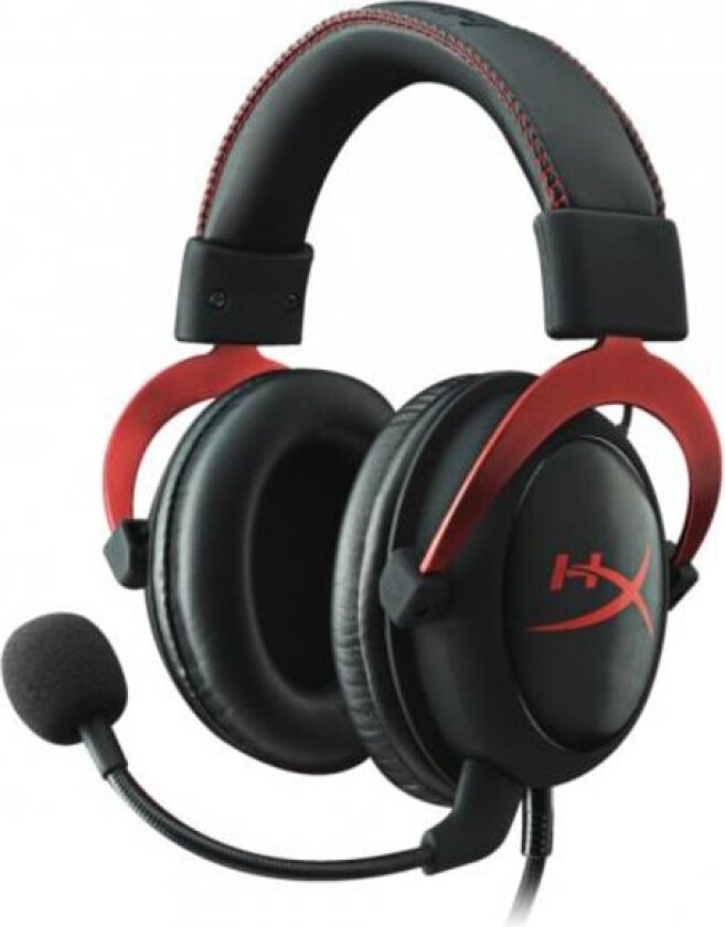 HyperX Cloud II Gaming Headset Svart og Rød