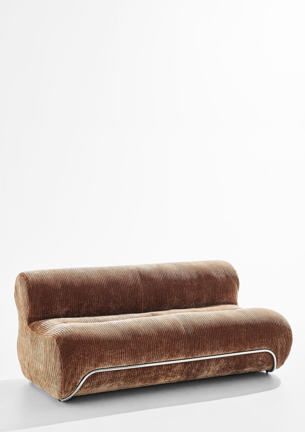 Archie 2-sits soffa, Brun