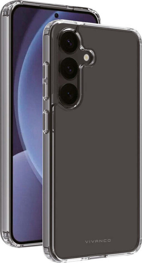 Samsung Galaxy S25+ (Plus) Vivanco Crystal Clear Bakdeksel – Gjennomsiktig
